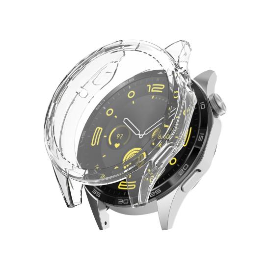 Forzacase Huawei Watch GT4 46mm ile uyumlu Önü Kapalı Ekran Korumalı Silikon Kılıf - FC010