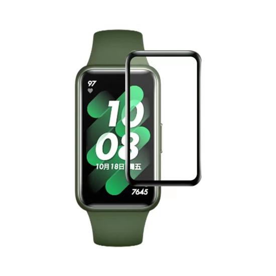 Forzacase Huawei Band 8 ile uyumlu Çerçeveli Tam Kaplayan 3D Pet Ekran Koruyucu Film - FC016