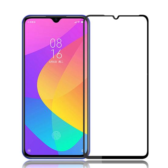 Forzacase Xiaomi Mi 9 Lite ile uyumlu Çerçeveli Tam Kaplayan Temperli Ekran Koruyucu - FC003