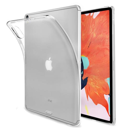 Forzacase iPad Pro 12.9 inch 2018 ile Uyumlu Silikon Kılıf Şeffaf - FC013