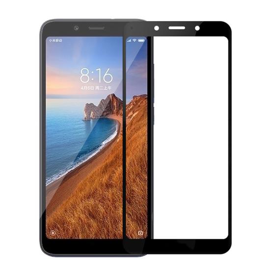 Forzacase Xiaomi Redmi 7A ile uyumlu Çerçeveli Tam Kaplayan Temperli Ekran Koruyucu - FC003