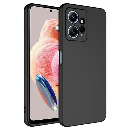 Forzacase Xiaomi Redmi Note 12 4G uyumlu Liquid Serisi İçi Kadife Lansman Silikon Kılıf