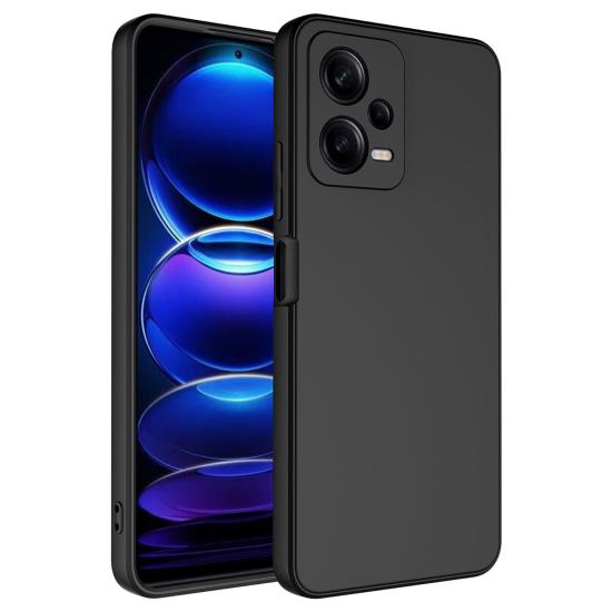 Forzacase Xiaomi Redmi Note 12 5G uyumlu Liquid Serisi İçi Kadife Lansman Silikon Kılıf