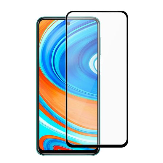 Forzacase Xiaomi Redmi Note 9 Pro ile uyumlu Çerçeveli Tam Kaplayan Temperli Ekran Koruyucu - FC003