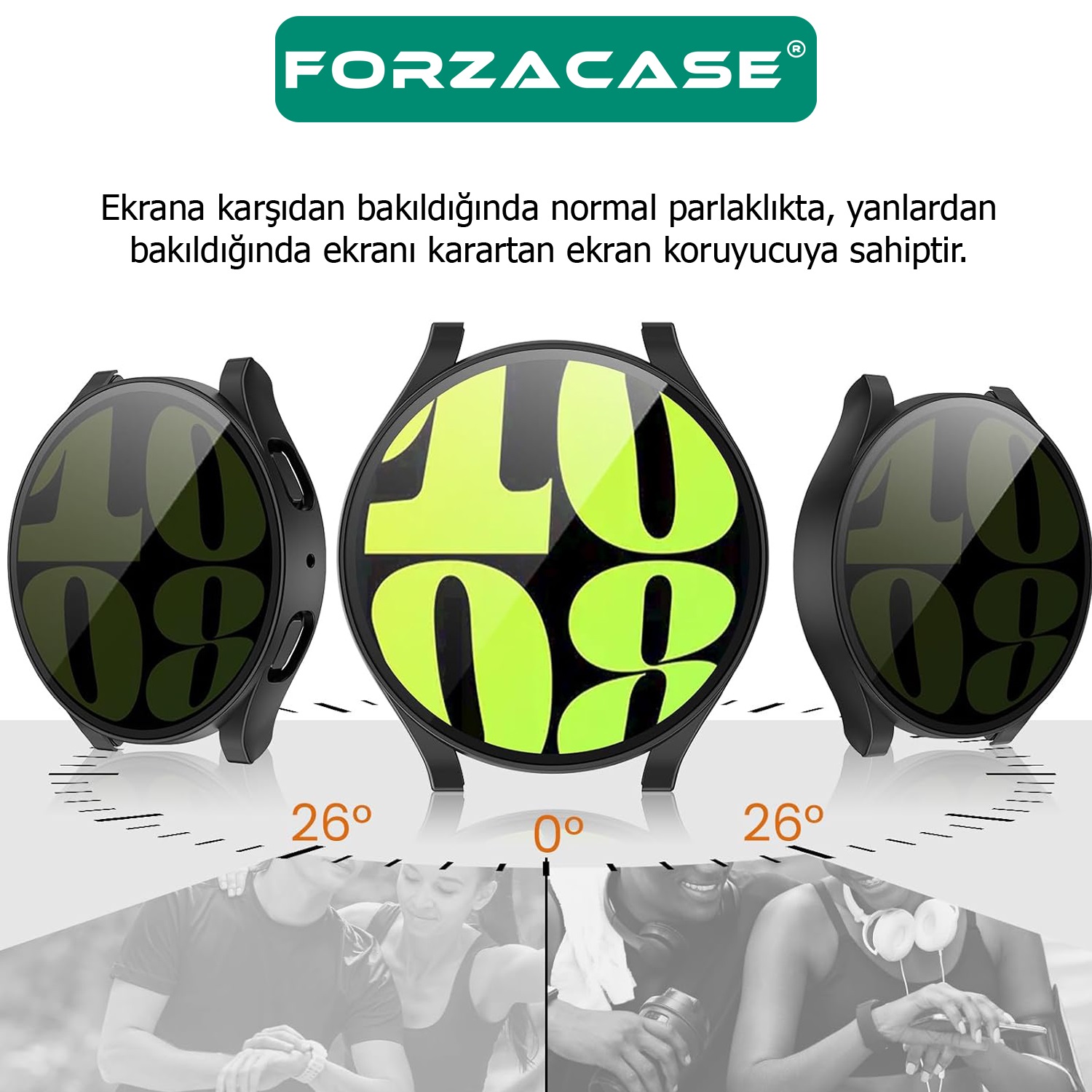 Forzacase%20Samsung%20Galaxy%20Watch%206%2044%20mm%20uyumlu%20Privacy%20Hayalet%20Ekran%20Korumalı%20Sert%20Rubber%20Kılıf%20FC675