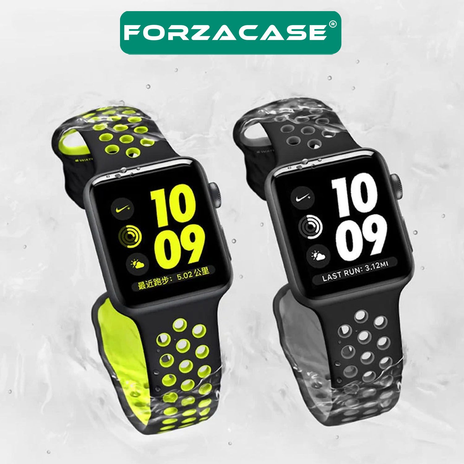 Forzacase%20Apple%20Watch%2038-40-41%20mm%20Akıllı%20Saatler%20için%20Delikli%20Sportif%20Silikon%20Kordon%20Kayış%20-%20FC008