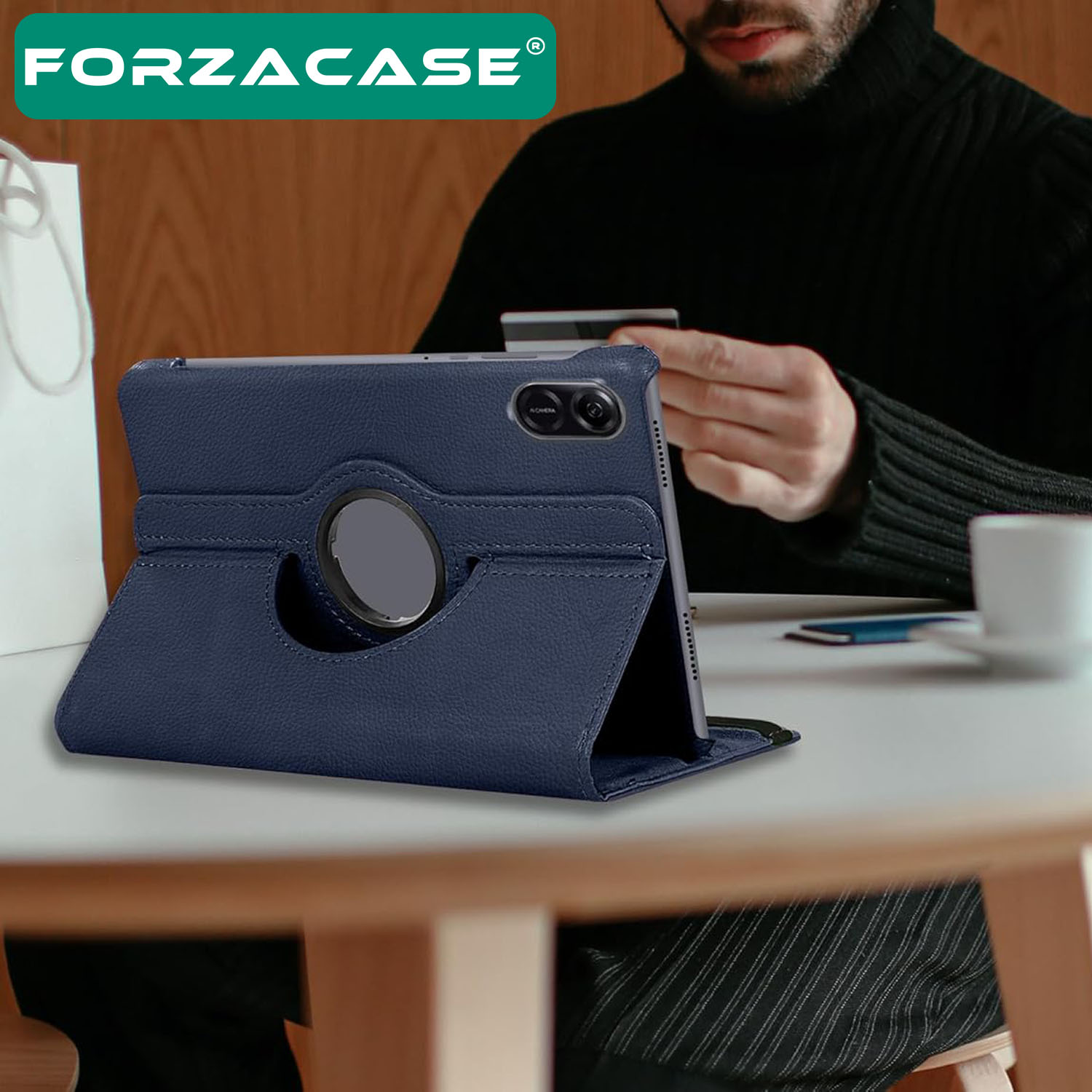 Forzacase%20Honor%20Pad%20X9%2011.5%20inch%20ile%20uyumlu%20360%20Derece%20Döner%20Standlı%20Kılıf%20-%20FC012