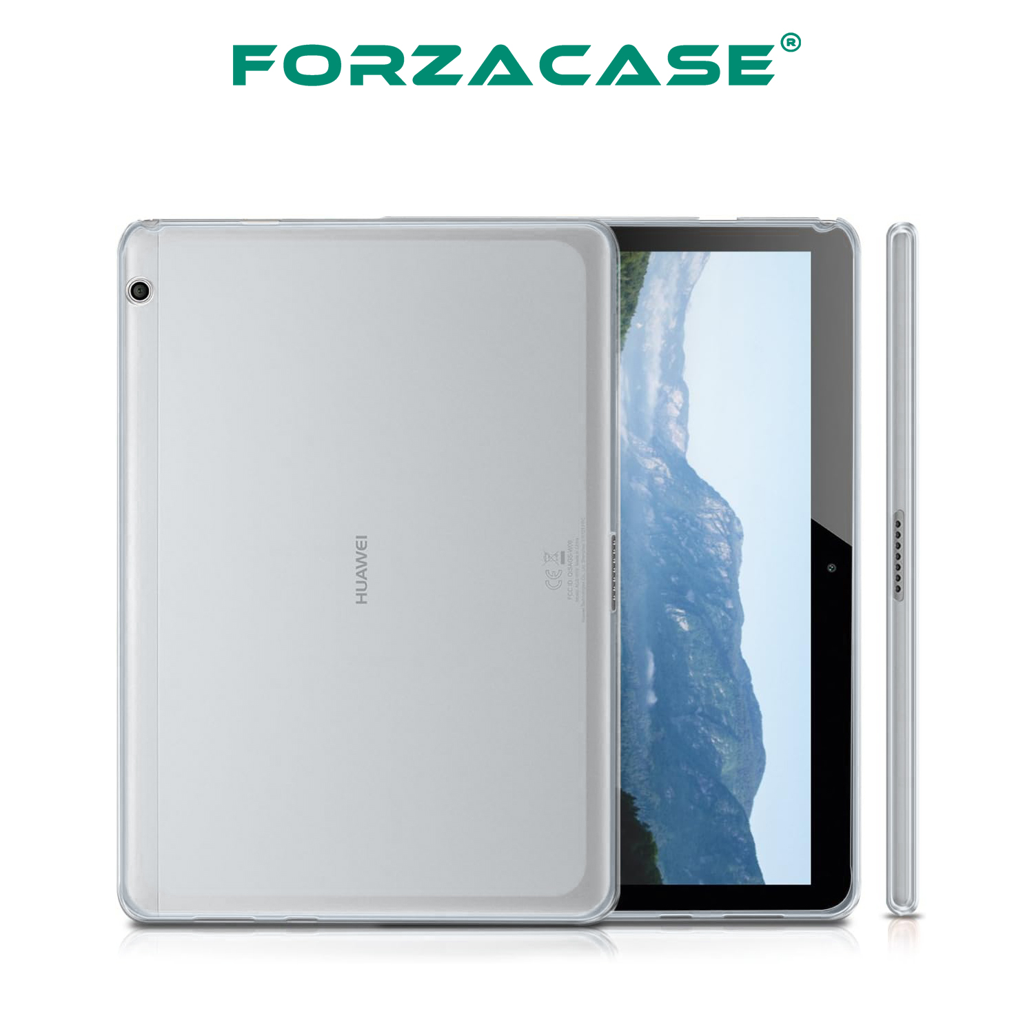 Forzacase%20Huawei%20Mediapad%20T3%2010%209.6%20inch%20ile%20Uyumlu%20Silikon%20Kılıf%20Şeffaf%20-%20FC013