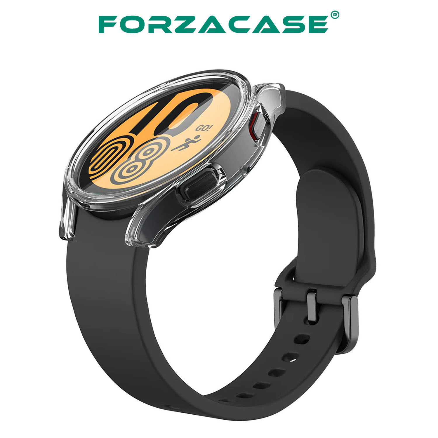 Forzacase%20Samsung%20Galaxy%20Watch4%2044mm%20Önü%20Kapalı%20Ekran%20Korumalı%20Silikon%20Kılıf%20-%20FC010