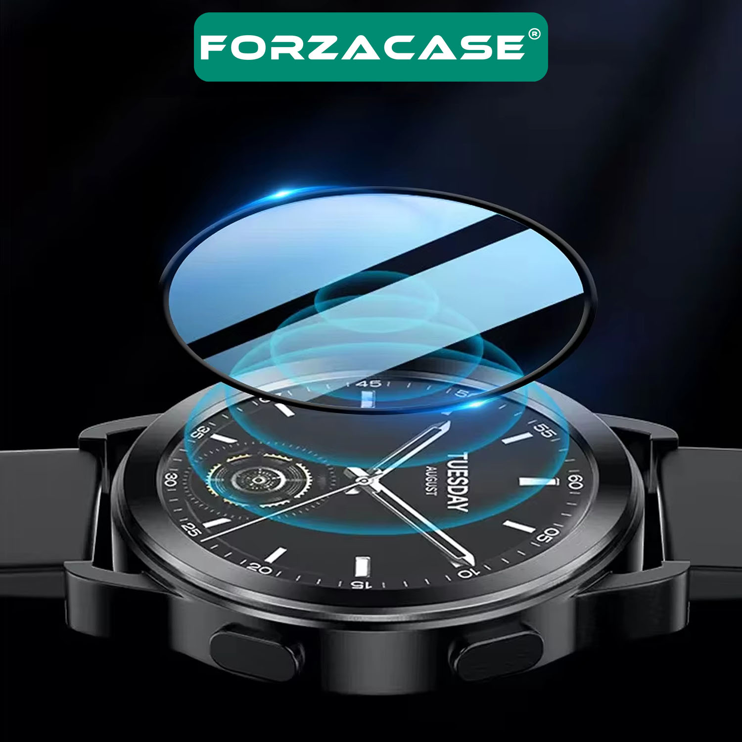 Forzacase%20Xiaomi%20Watch%20S3%20için%20Çerçeveli%20Tam%20Kaplayan%203D%20Pet%20Ekran%20Koruyucu%20Film%20-%20FC016