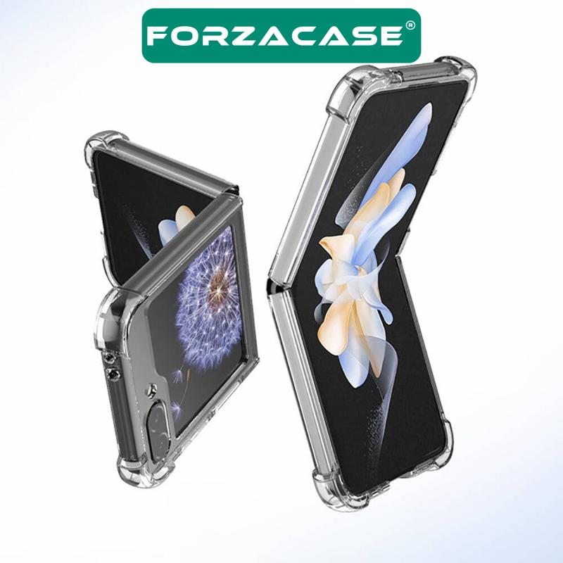 Forzacase%20Samsung%20Galaxy%20Z%20Flip6%20ile%20uyumlu%20Crystal%20Serisi%20Anti%20Shock%20Sert%20Silikon%20Kılıf